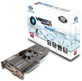 radeon HD 5870 with 2 Gb memory